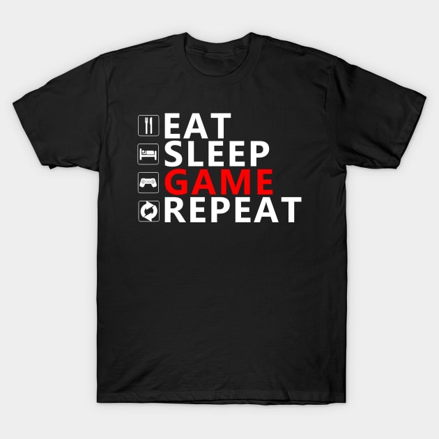 GAME REPEAT T-Shirt by equiliser